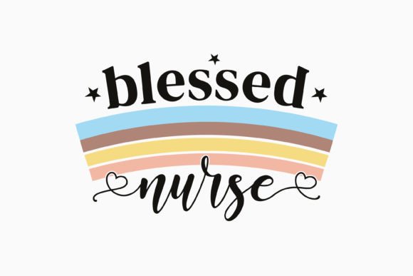 Blessed Nurse Retro SVG: A Charming Embroidery Design