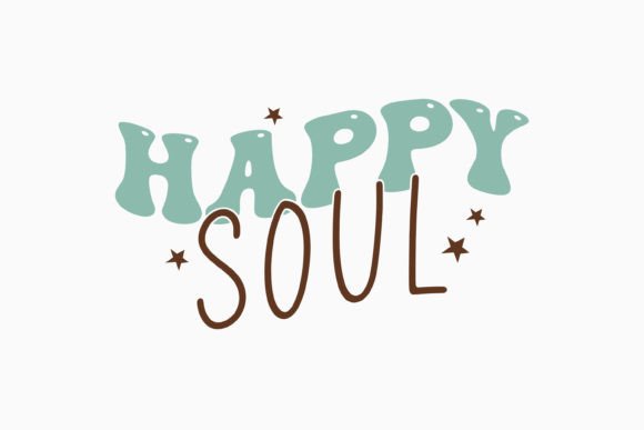 Happy Soul: A Versatile Retro Boho Graphics Asset for Crafts