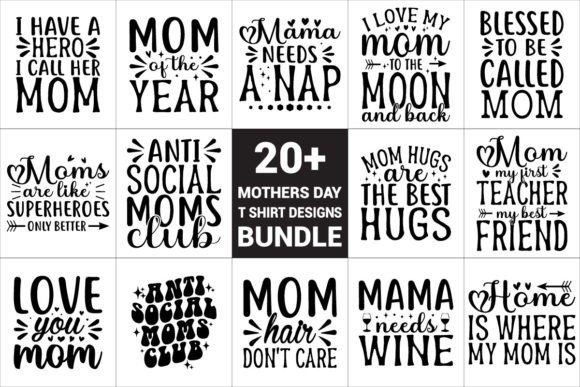 Mothers Day Mom Svg Bundle: A Graphics Must-Have for Crafts