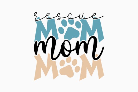 Rescue Mom Retro Mothers Day SVG: Perfect for Crafts and Graphics