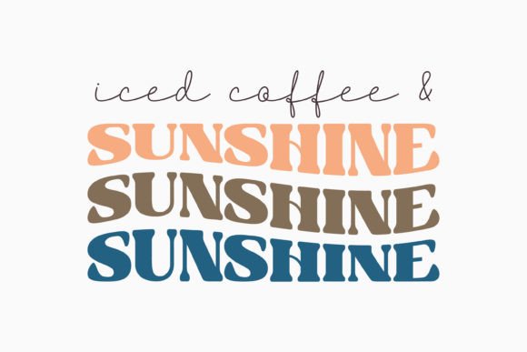 Retro Coffee SVG: A Charming Iced Coffee Design