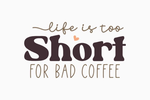 Retro Coffee SVG for Graphics and Crafts