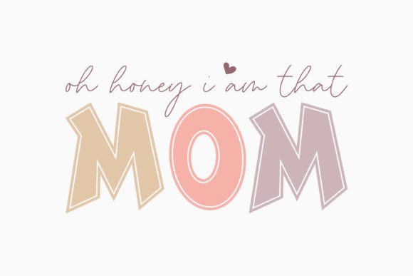 Retro Mothers Day Graphics: A Versatile Craft Asset