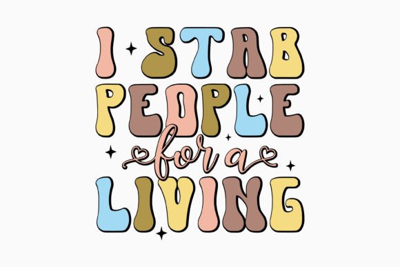 Retro Nurse Quote SVG for Crafts and Graphics