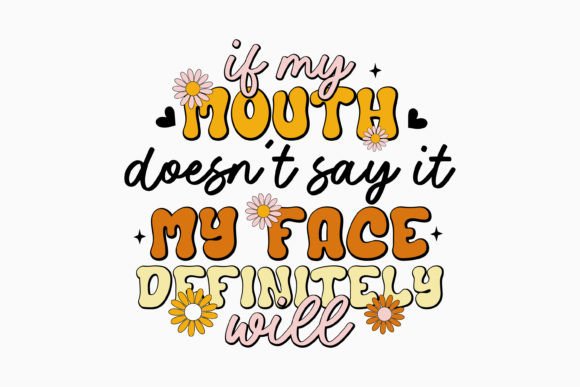 Retro Sarcastic Graphics for Crafts: A Designer's Take